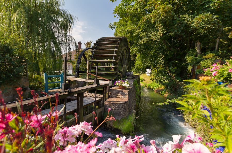 Veules-les-Roses en een molen - Vlakbij camping Le Marqueval