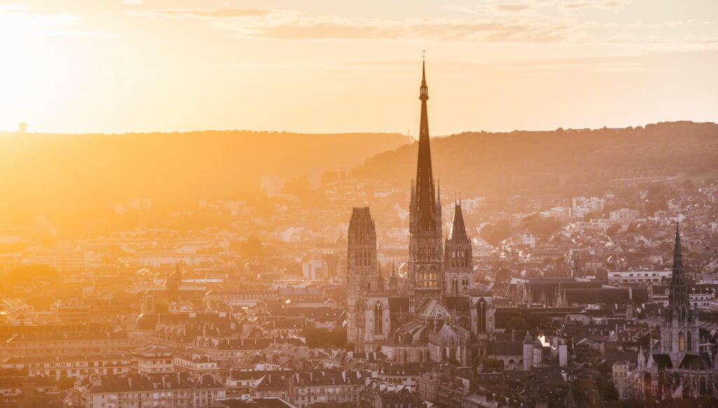 Vue de la Cathedrale Notre-Dame-de-Rouen - Camping le Marqueval